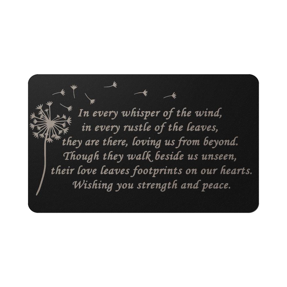 Sympathy Wallet Card