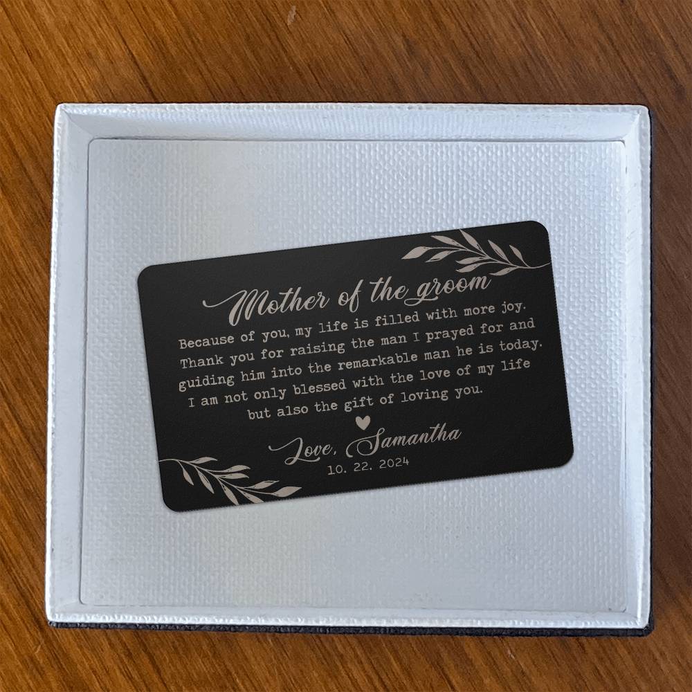 Mother of the Groom Gift