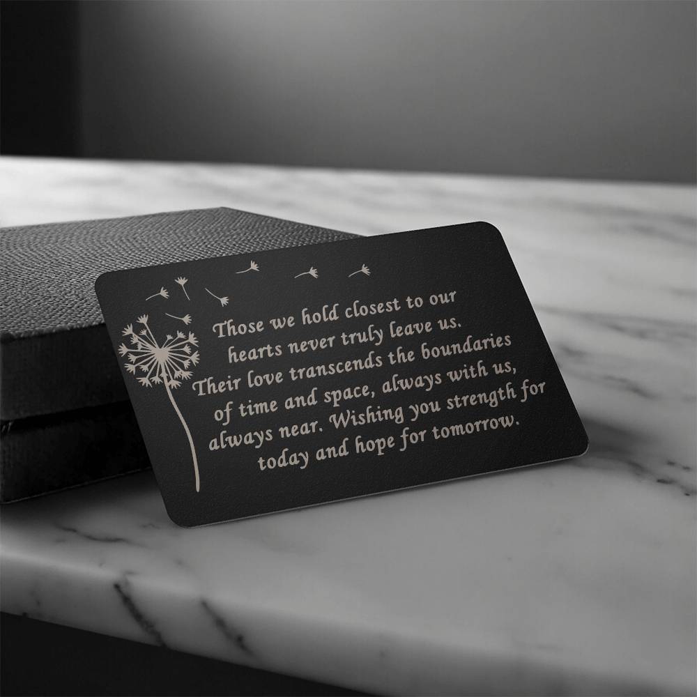 Memorial Wallet Card