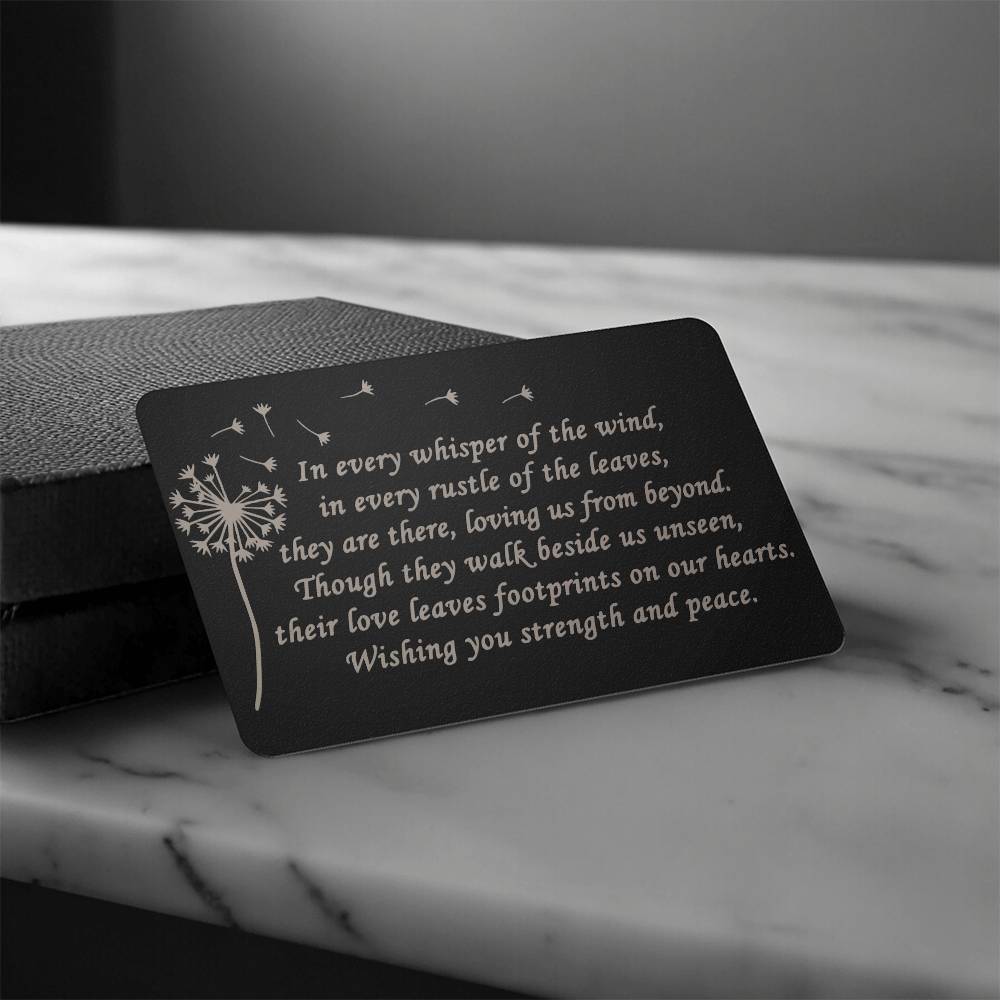 Sympathy Wallet Card