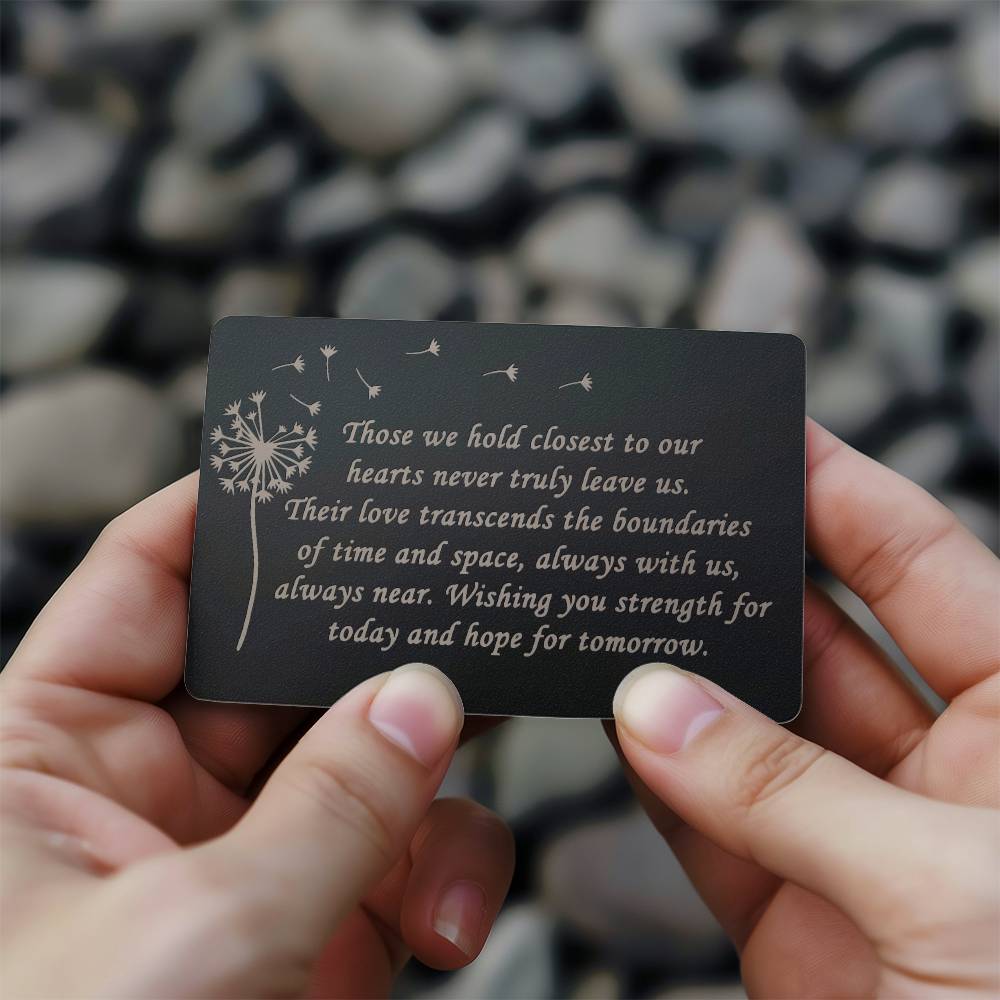 Memorial Wallet Card