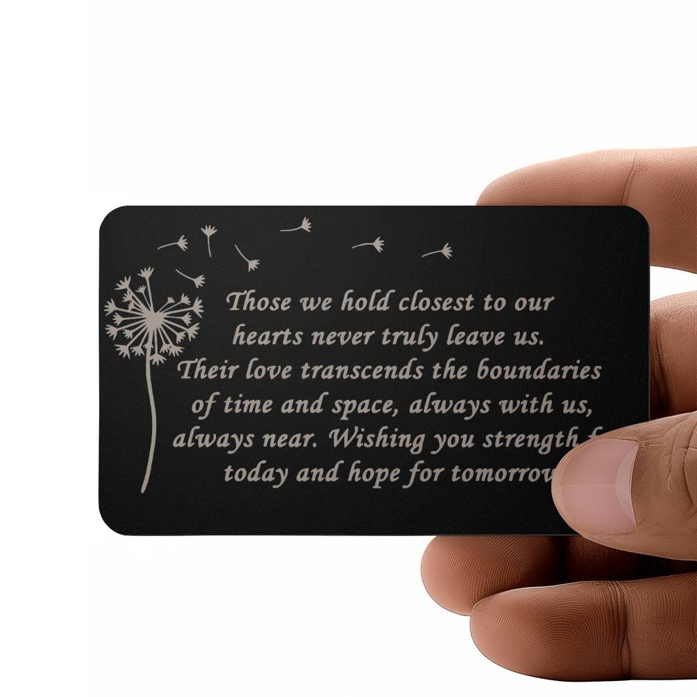 Memorial Wallet Card