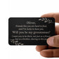 Groomsman Proposal Wallet Card