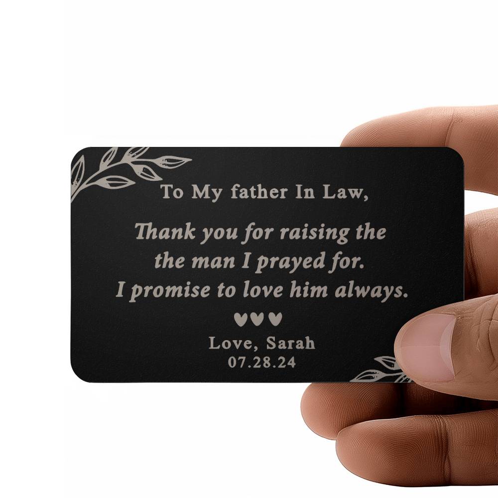 Father of the groom gift