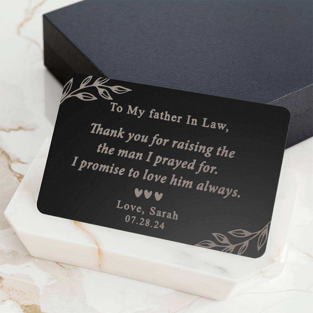 Father of the groom gift