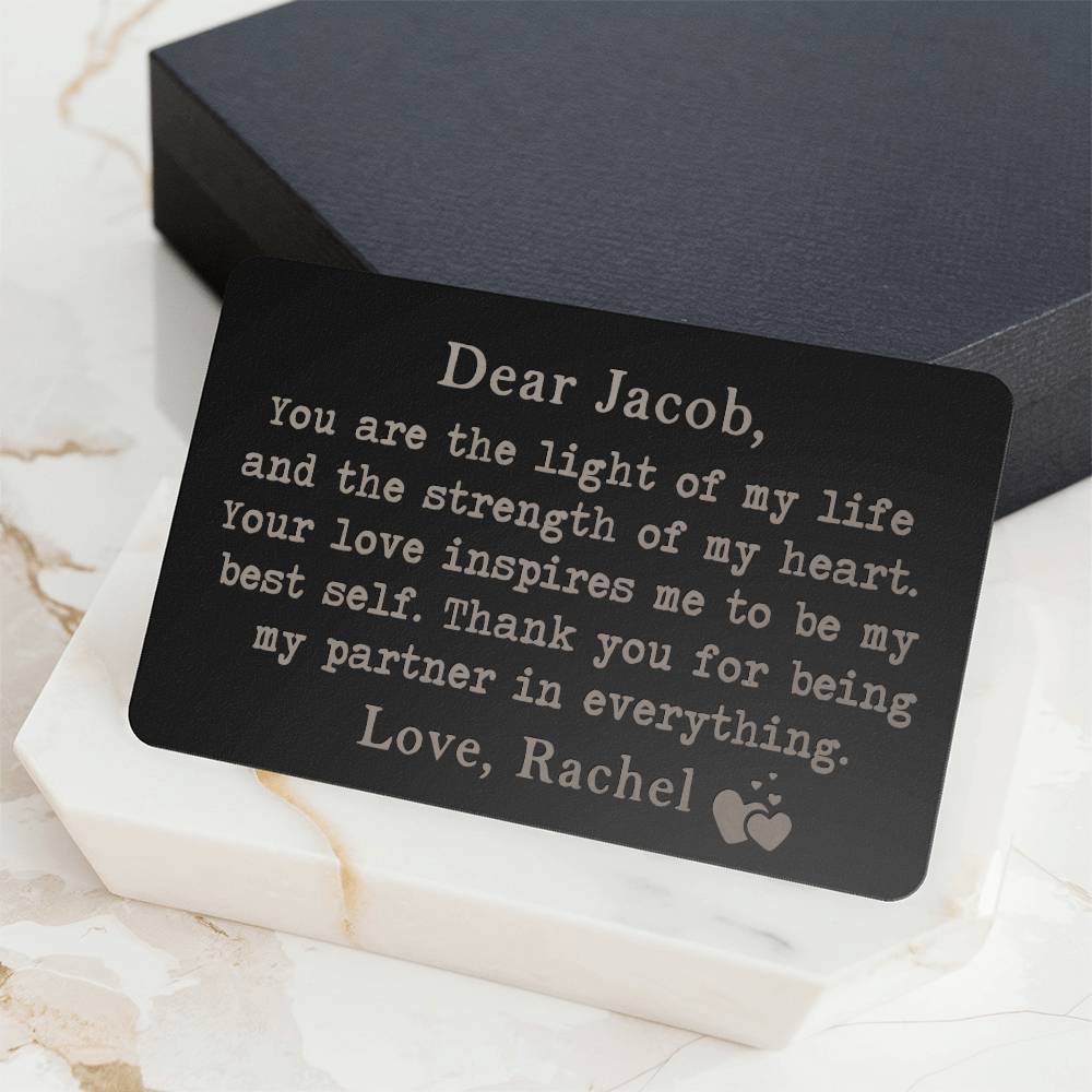 Your Love Inspires Me Husband Gift