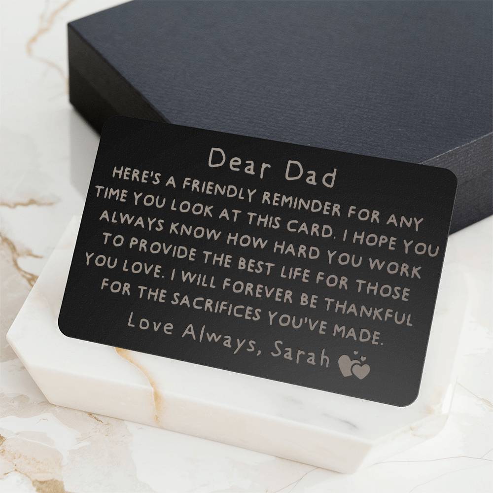 Fathers Day Card for Dad