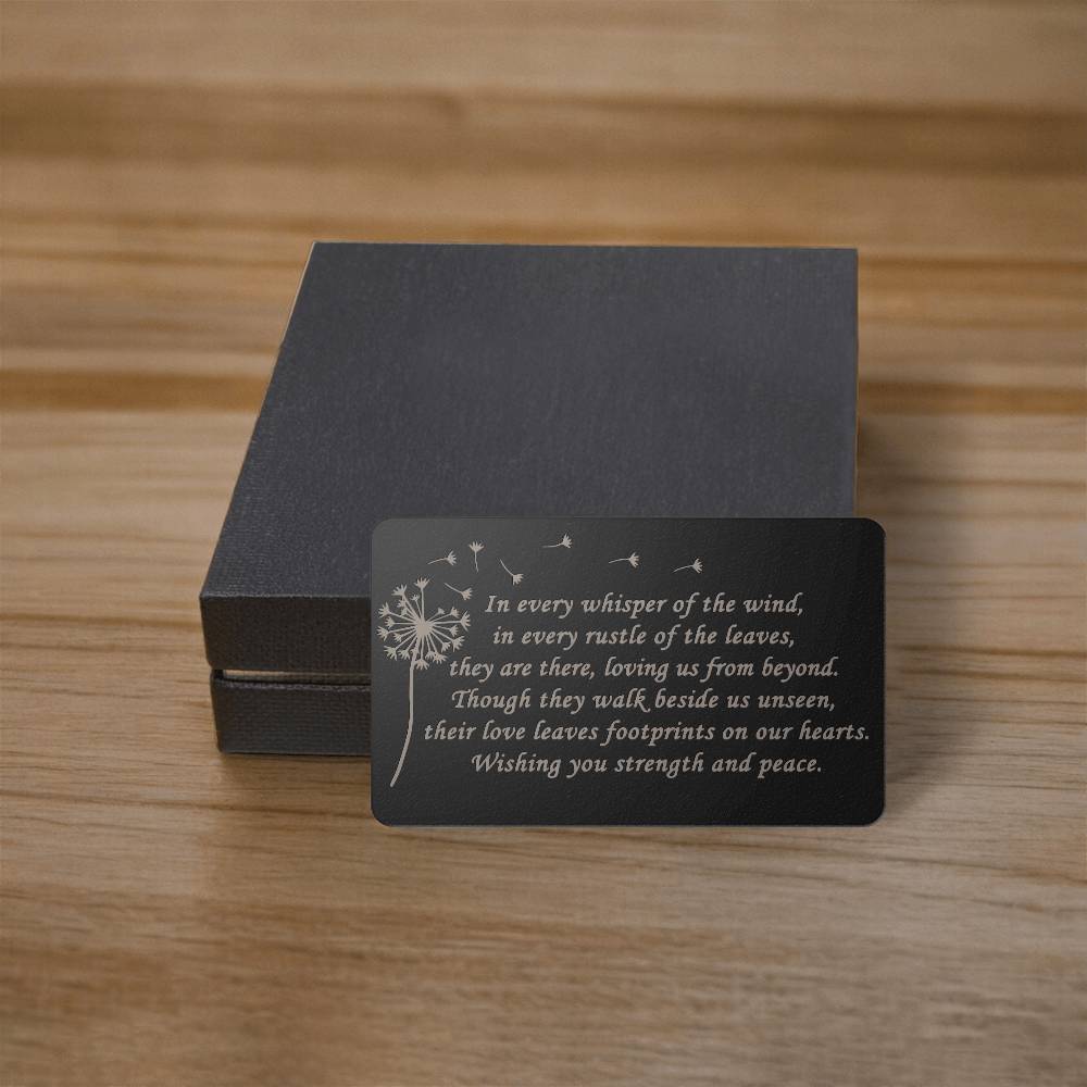 Sympathy Wallet Card