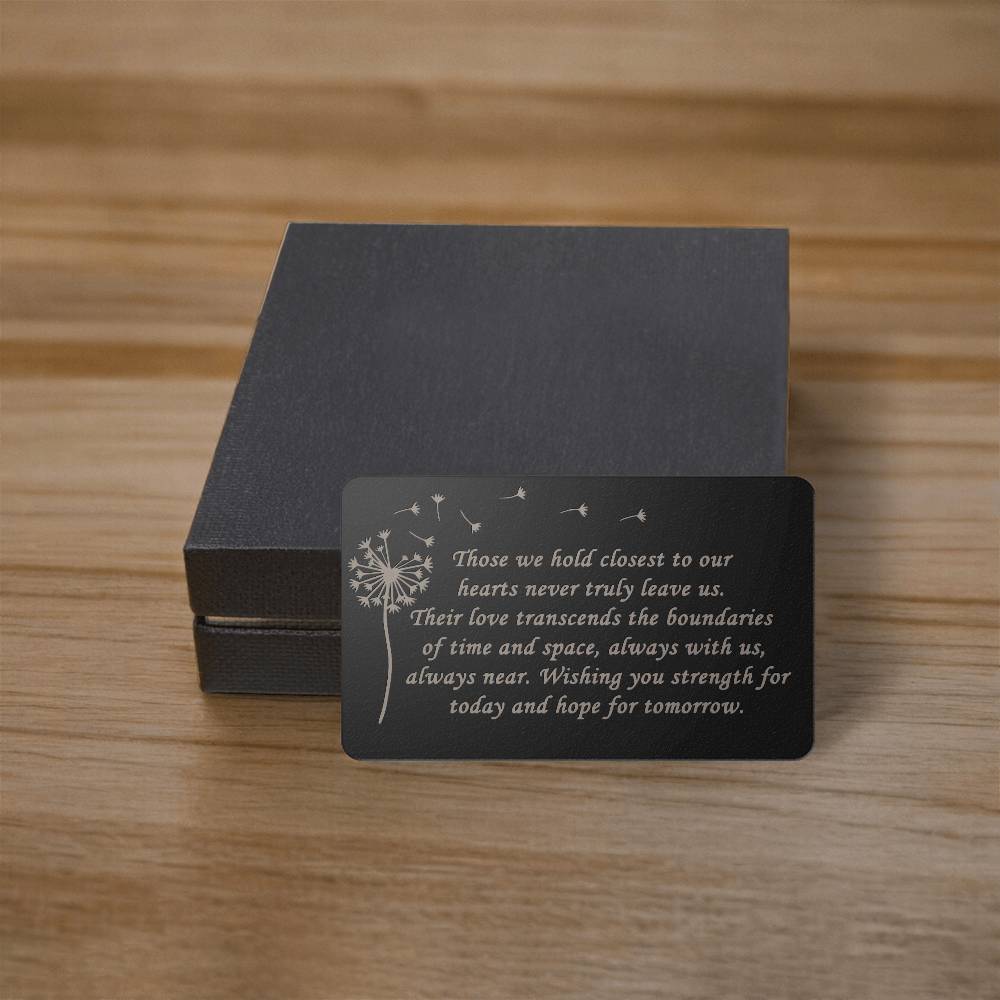 Memorial Wallet Card