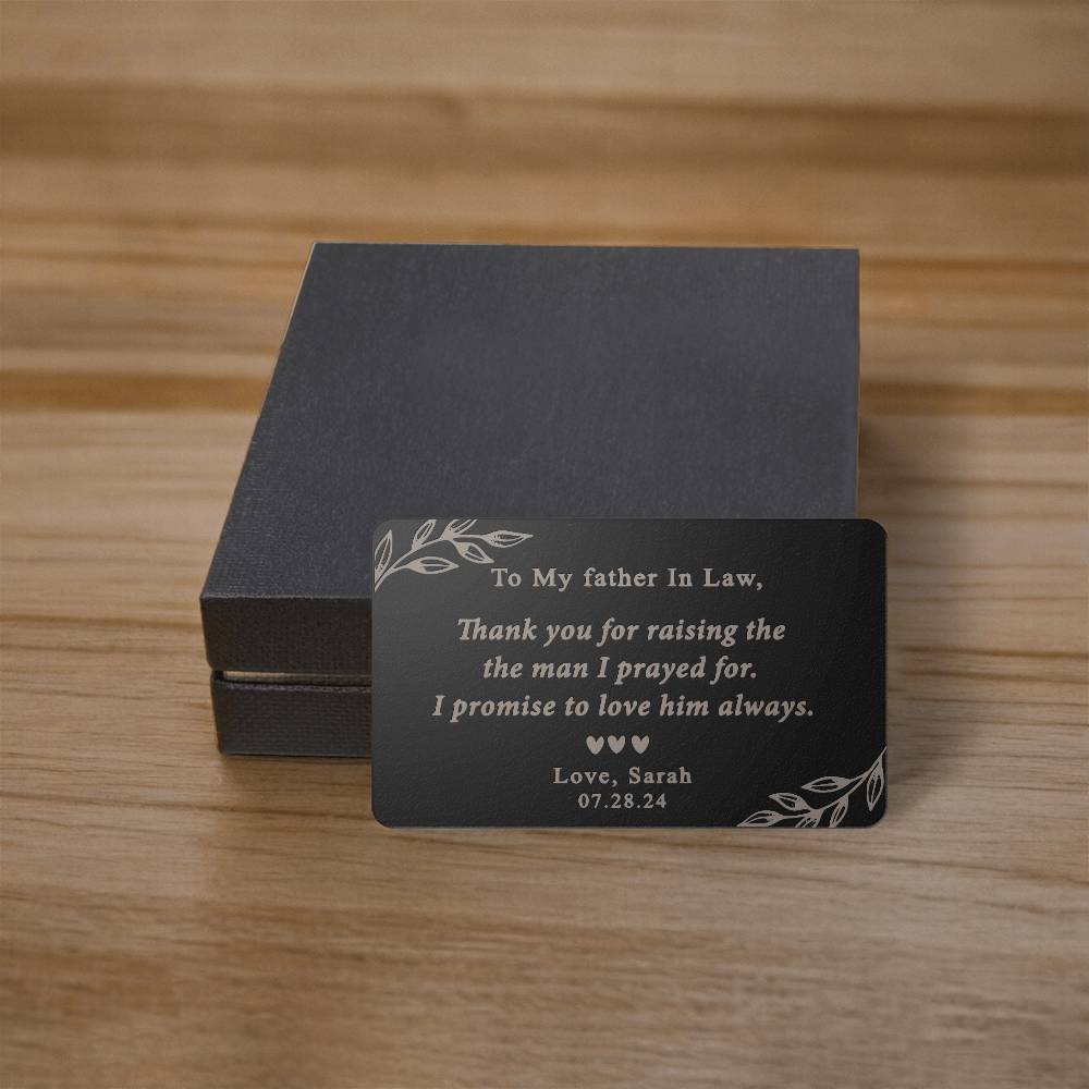 Father of the groom gift