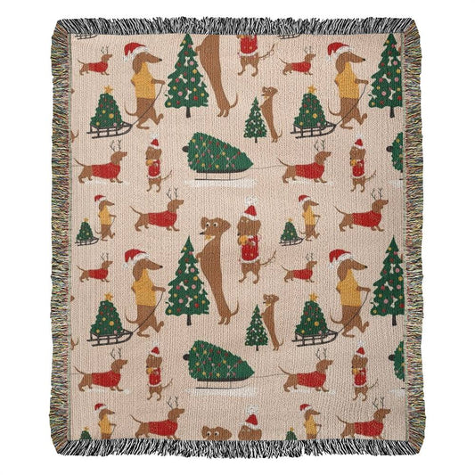 Christmas Woven Blanket