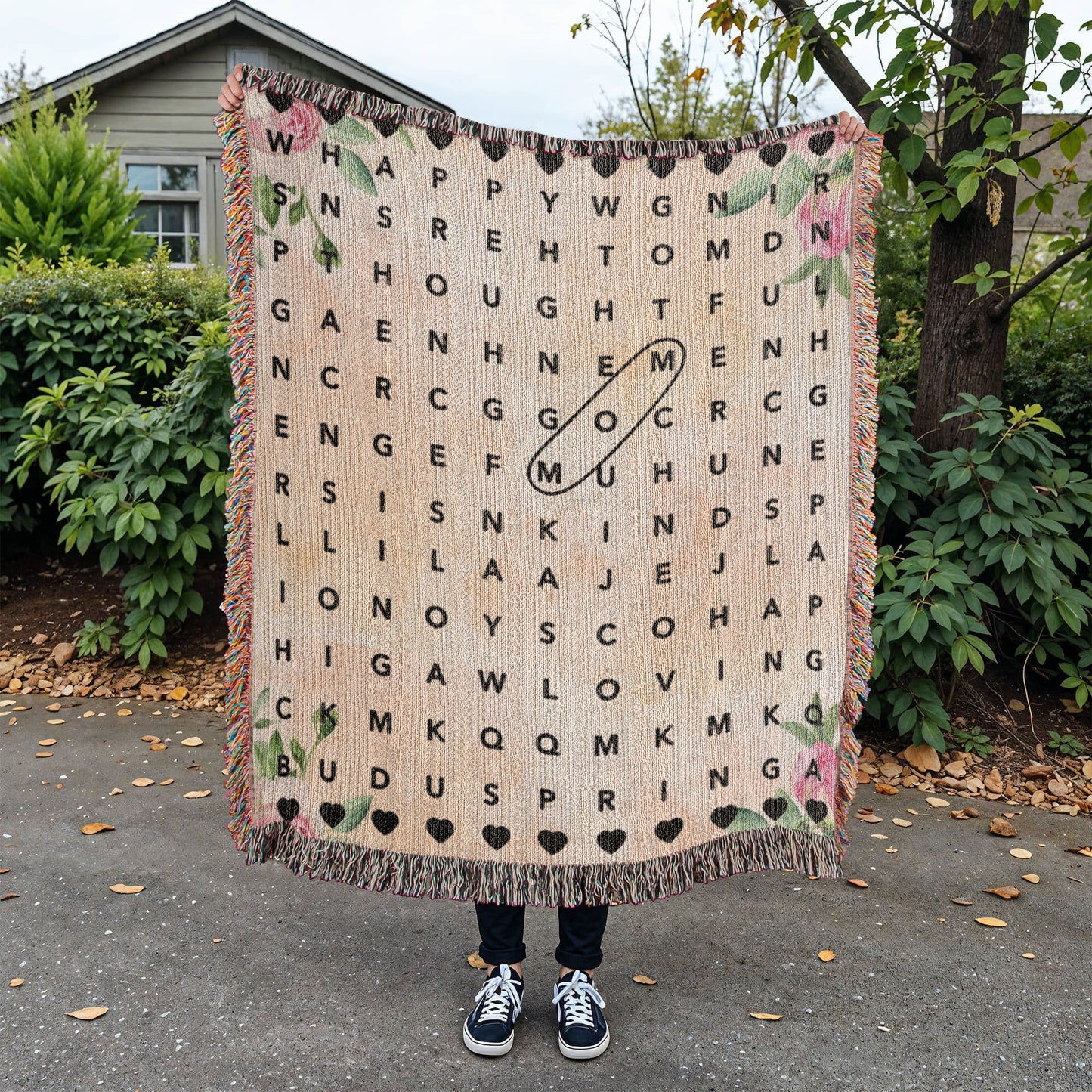 Word search Mom Blanket