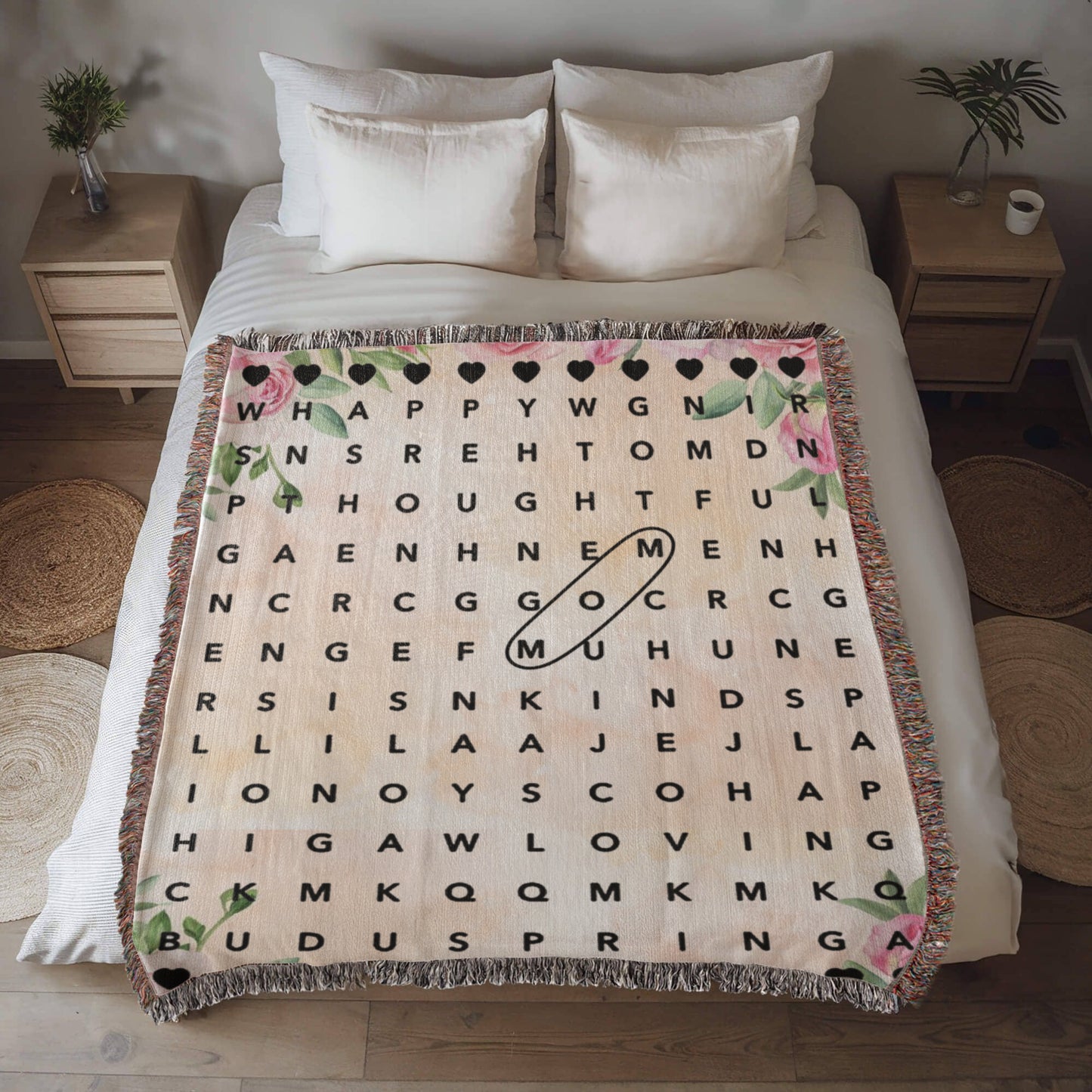 Word search Mom Blanket