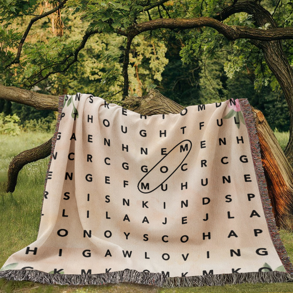 Word search Mom Blanket