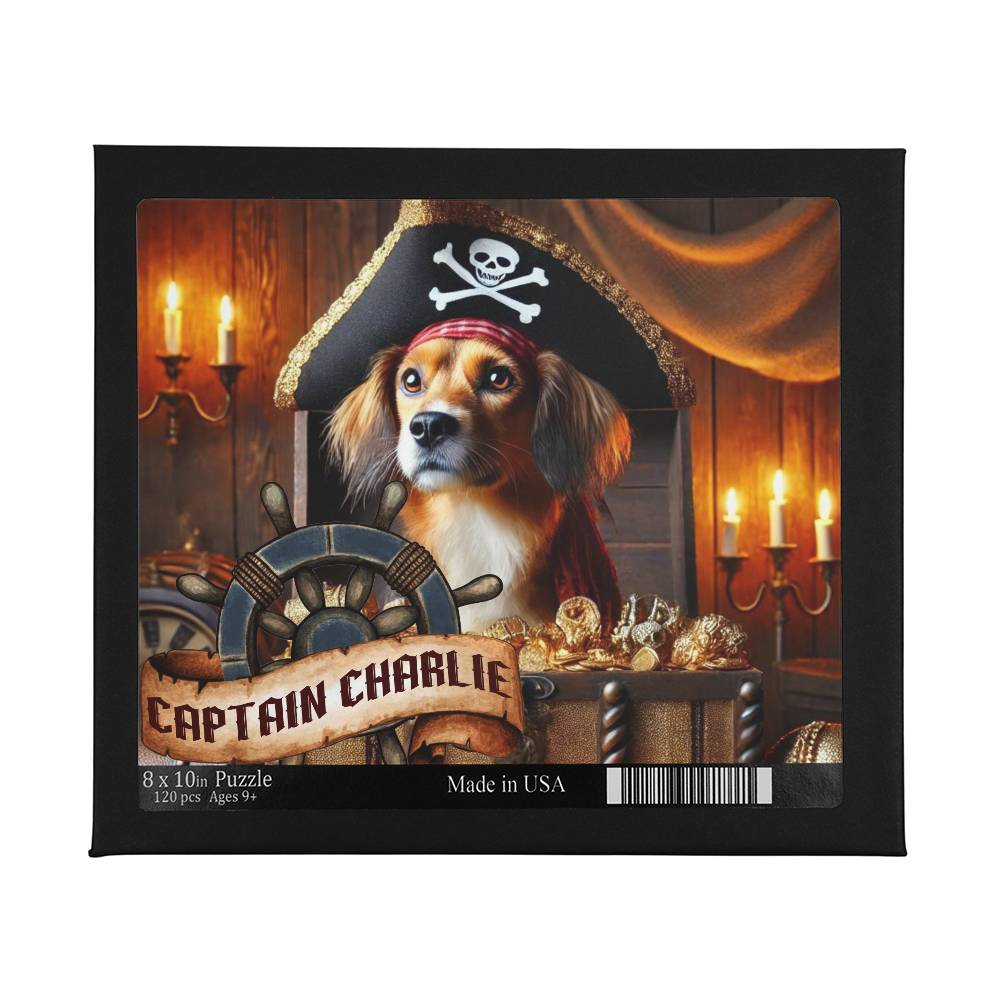 Personalized Dog Pirate Puzzle