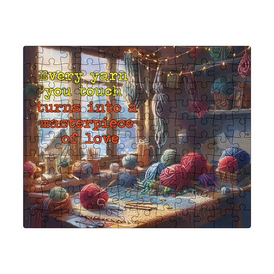 Knitting Design Puzzle Gift for Grandma