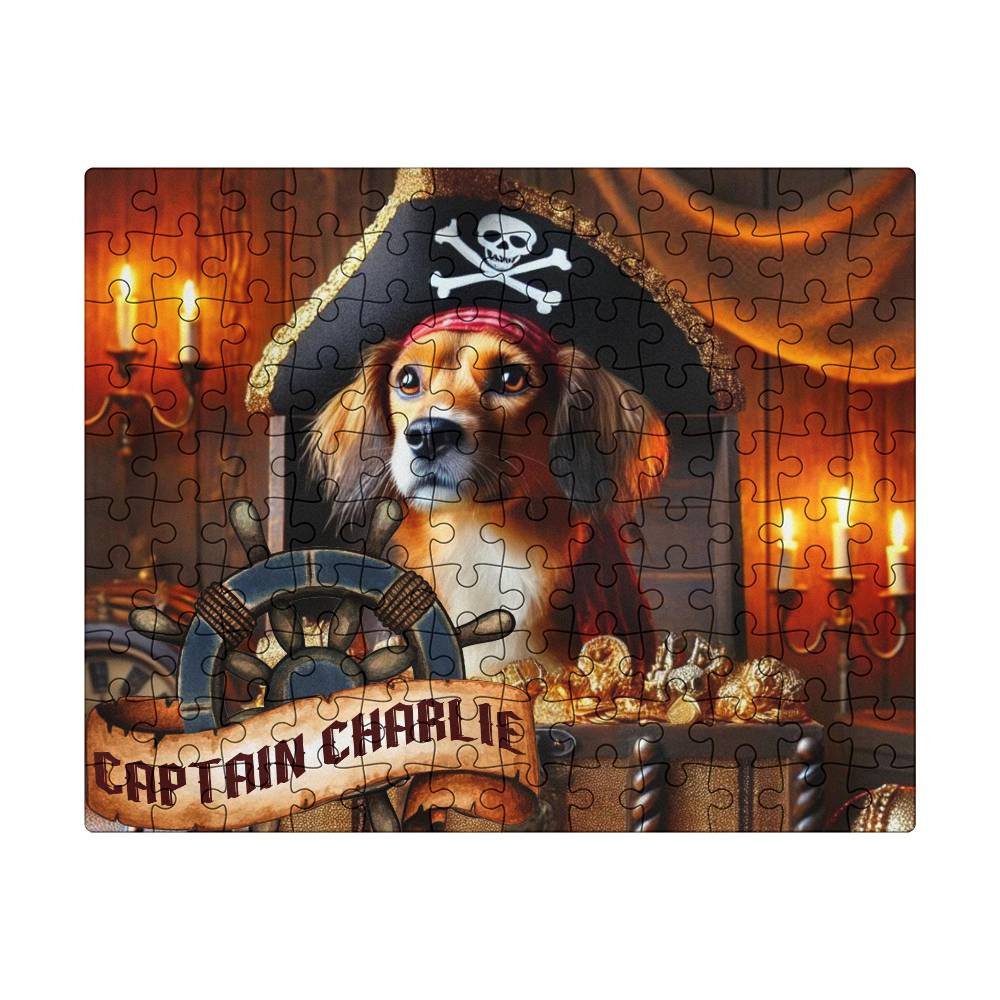 Personalized Dog Pirate Puzzle