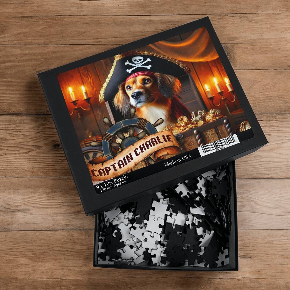 Personalized Dog Pirate Puzzle