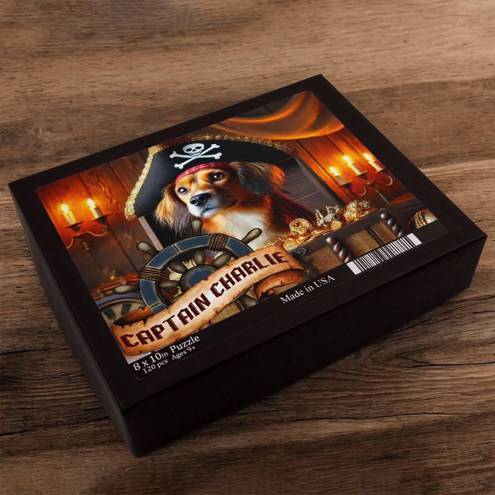 Personalized Dog Pirate Puzzle