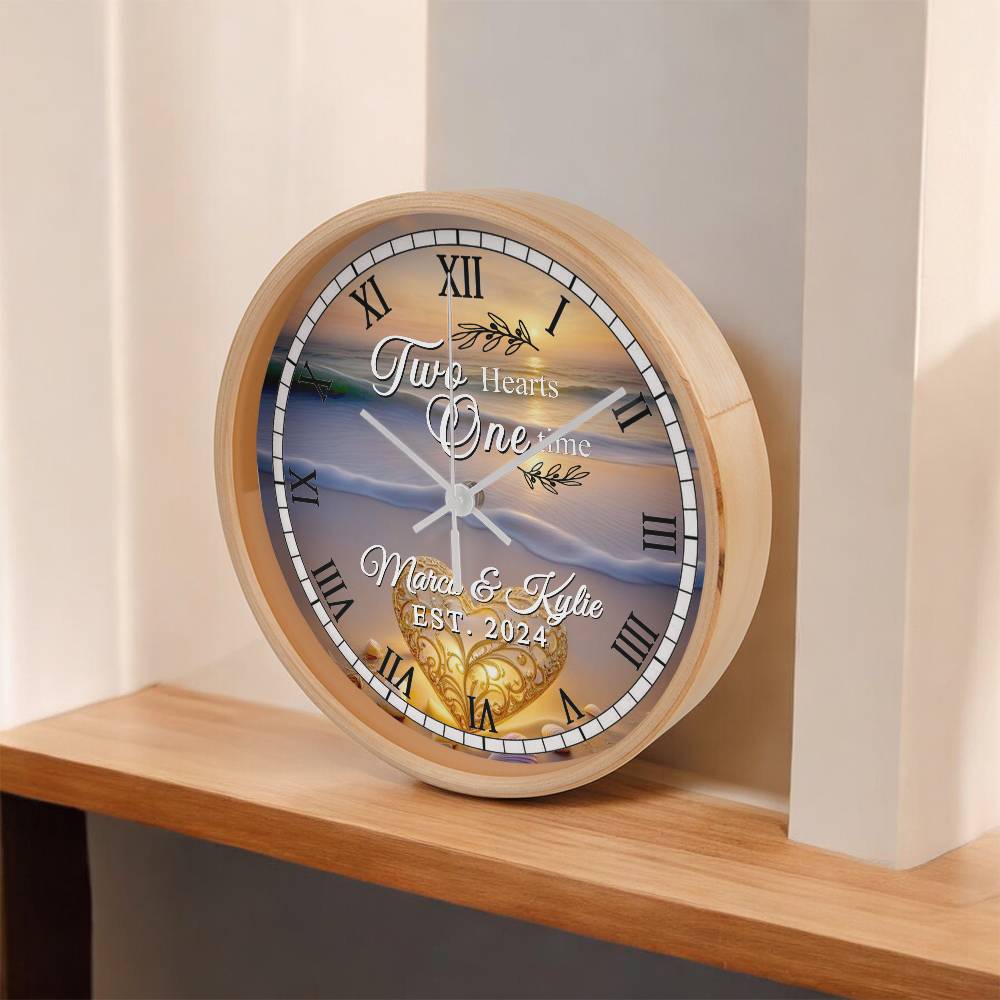 Personalized Clock Anniversary gift