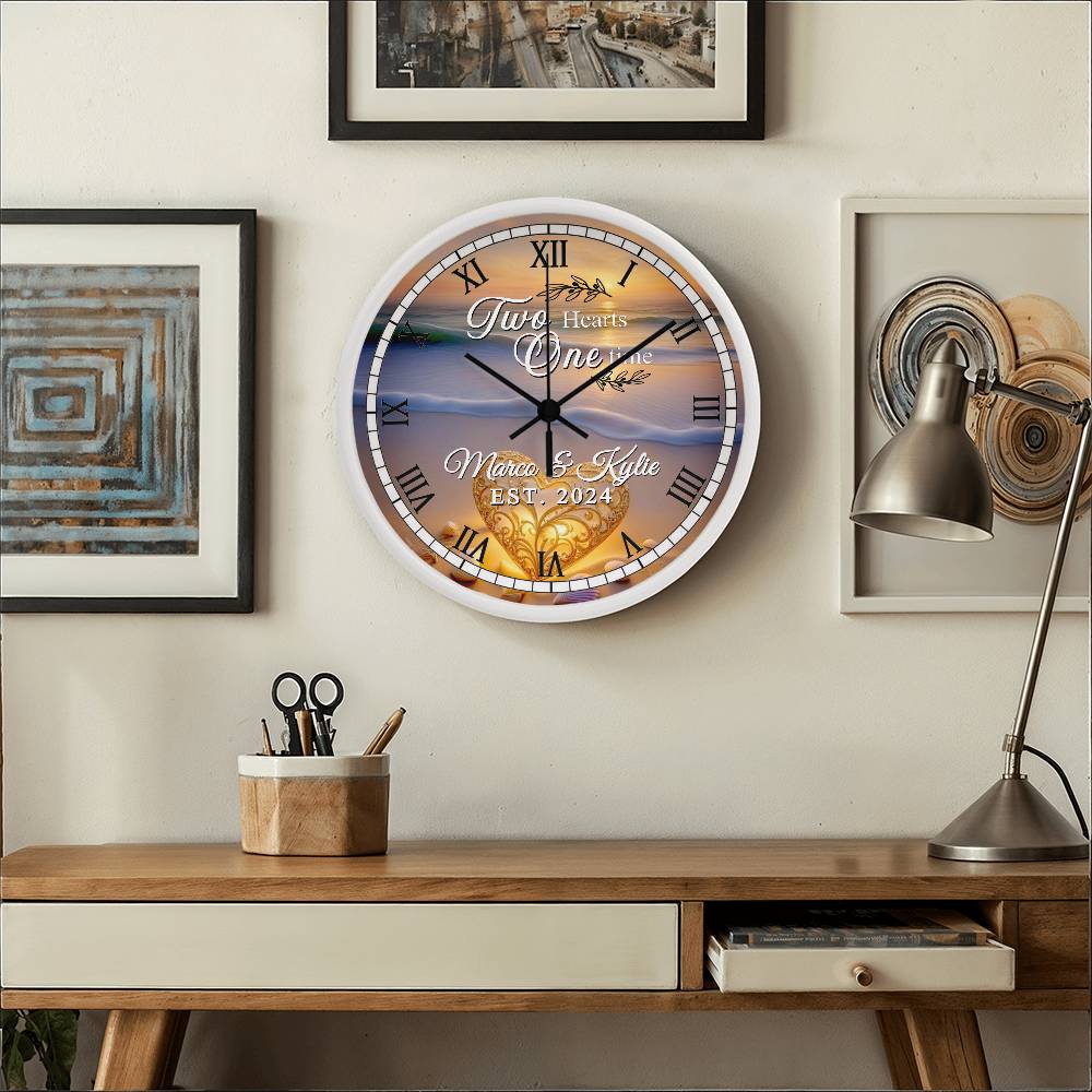 Personalized Clock Anniversary gift