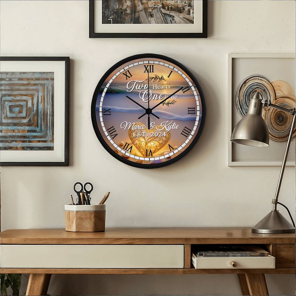 Personalized Clock Anniversary gift