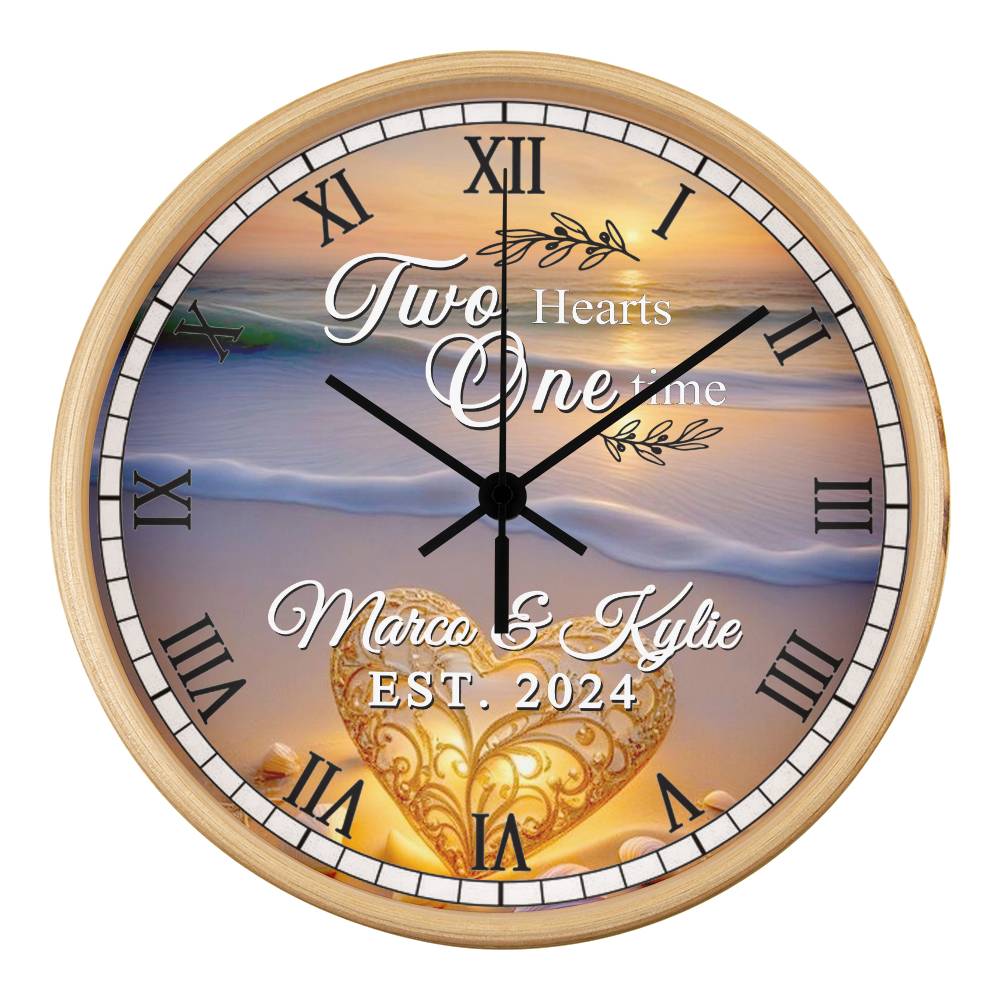 Personalized Clock Anniversary gift