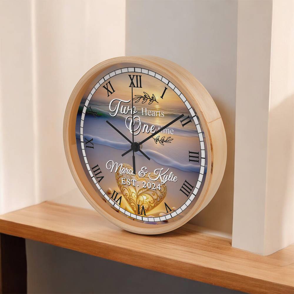 Personalized Clock Anniversary gift