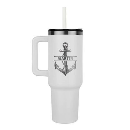 Personalized Anchor Nautical Tumbler