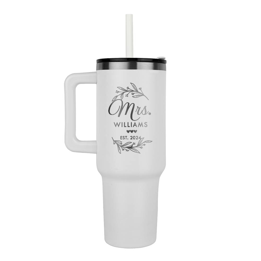 Personalized  Bride and Groom Tumbler