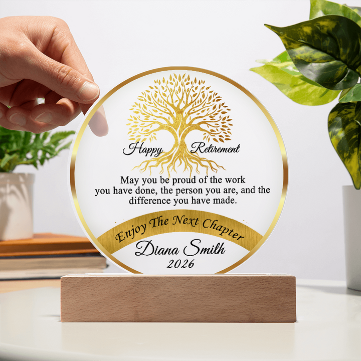 Custom Retirement Gift For Boss Co Worker