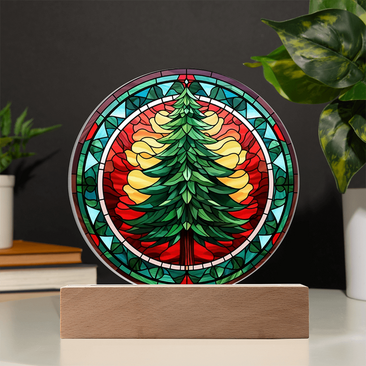 Pine Tree Christmas Night Light