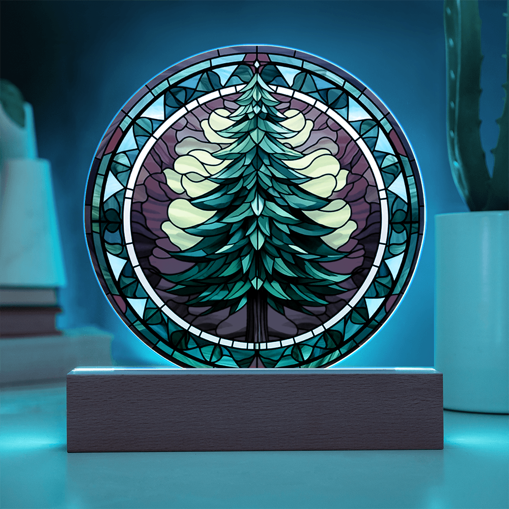 Pine Tree Christmas Night Light