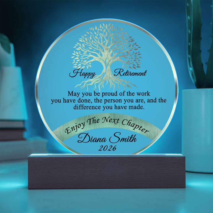 Custom Retirement Gift For Boss Co Worker