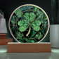 St. Patrick's Day Decor - Four Leaf Clover Plaque