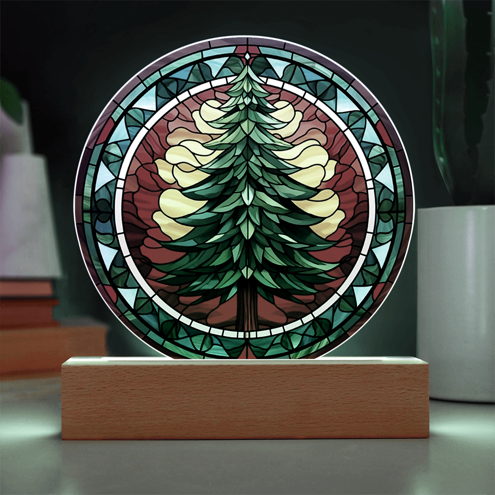 Pine Tree Christmas Night Light