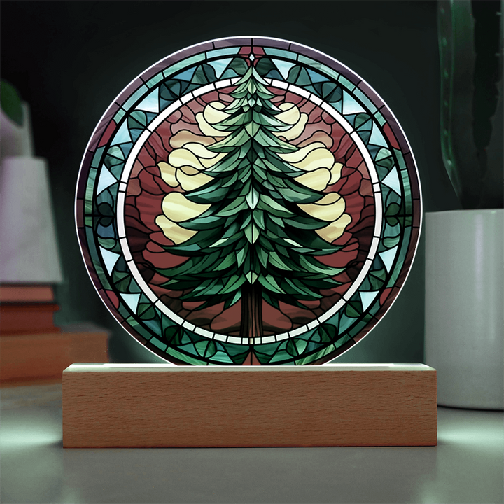 Pine Tree Christmas Night Light