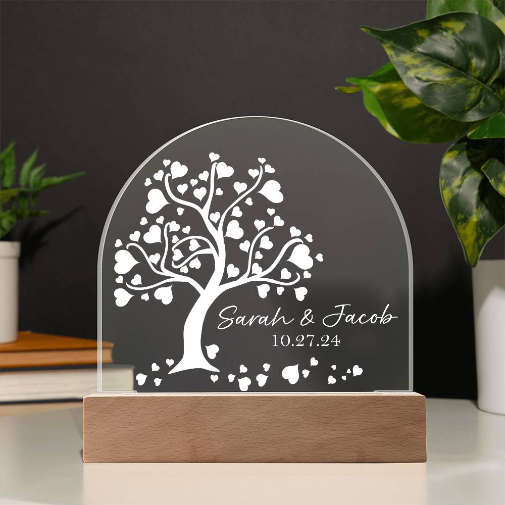 Tree Of Love Couples Night Light