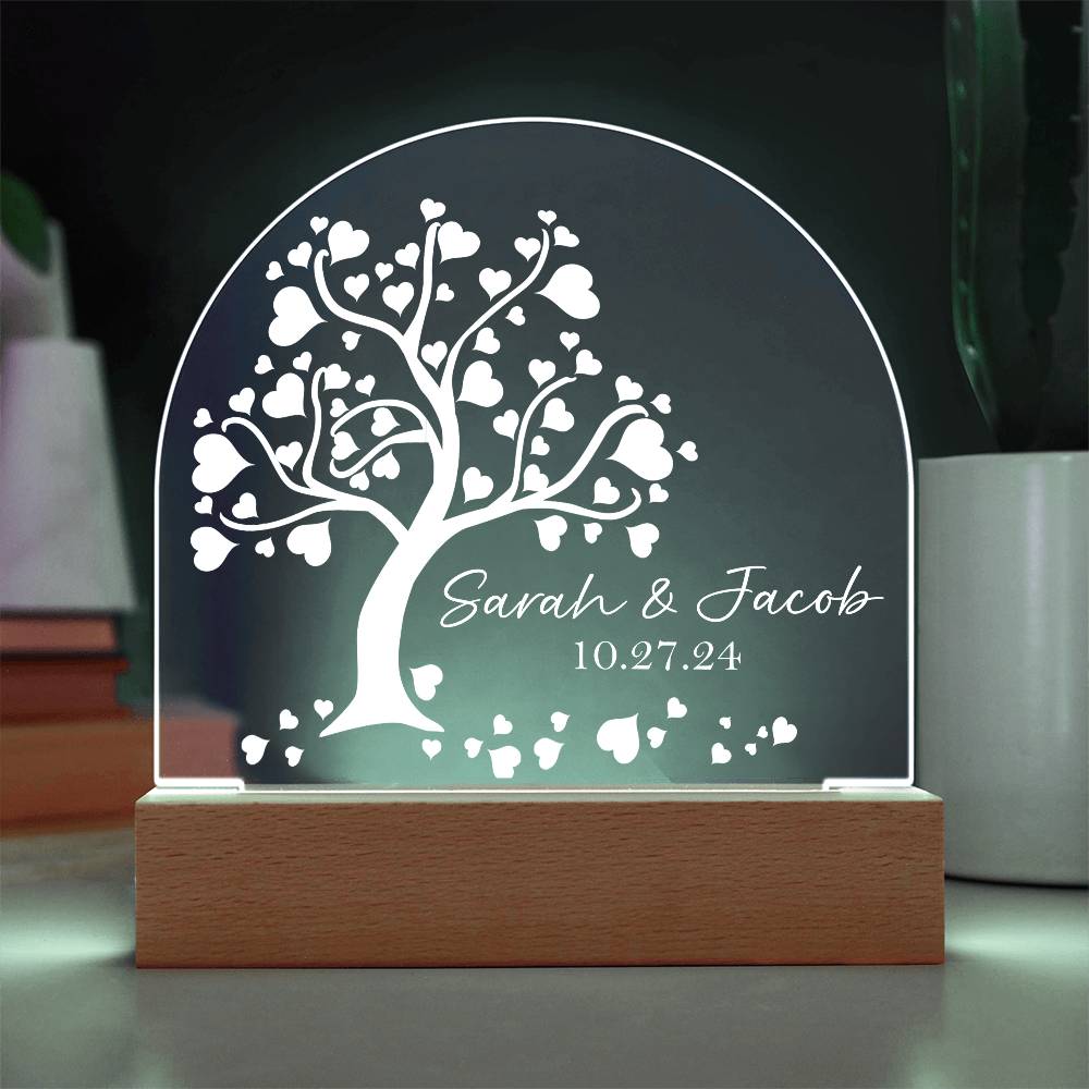 Tree Of Love Couples Night Light