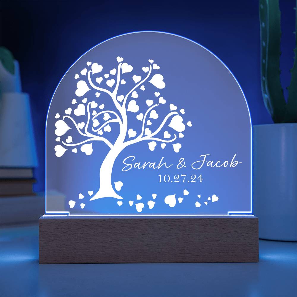 Tree Of Love Couples Night Light