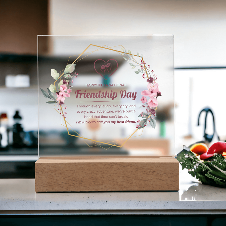 Happy Friendship Day Acrylic Plaque