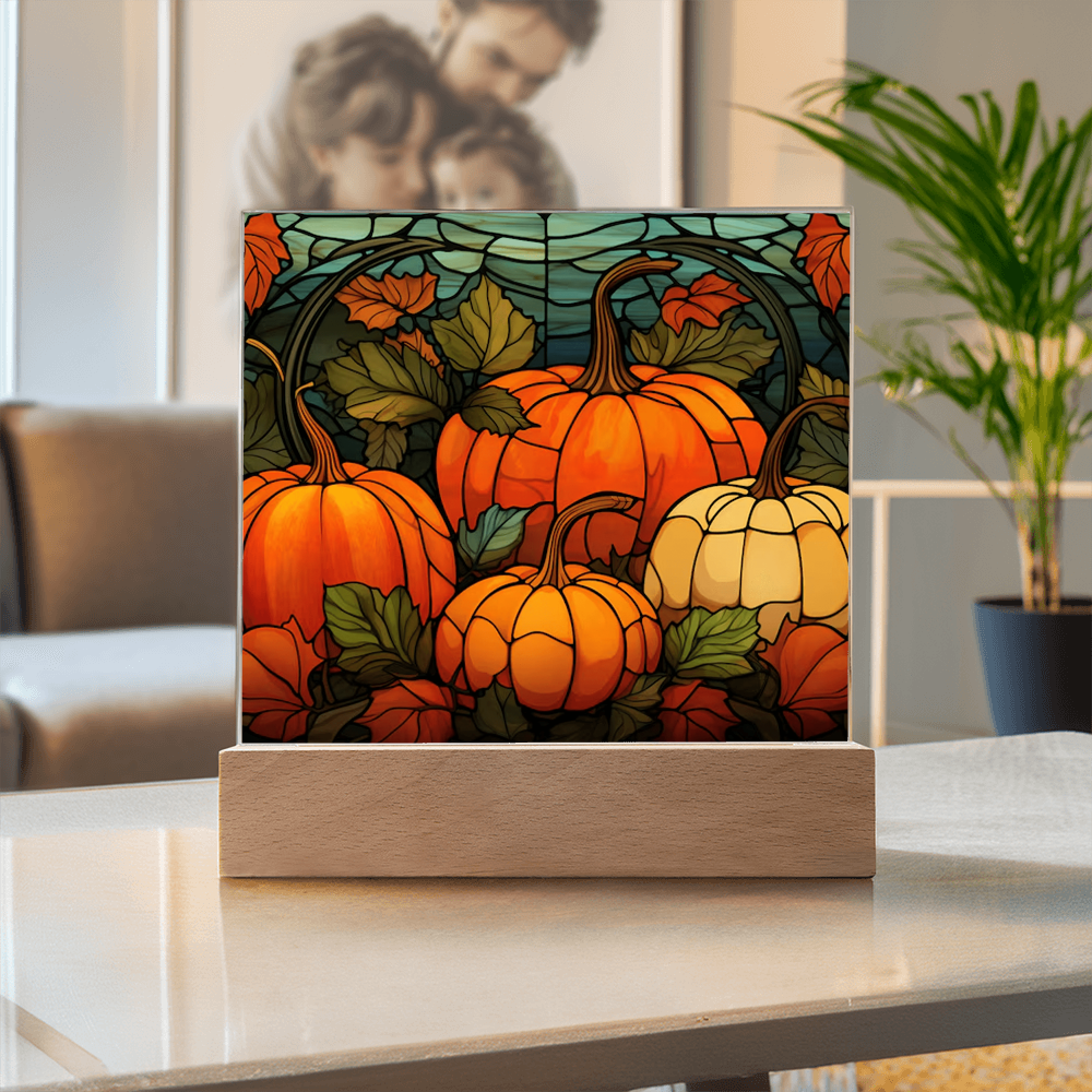 Halloween Pumpkin Night Light Fall Decor
