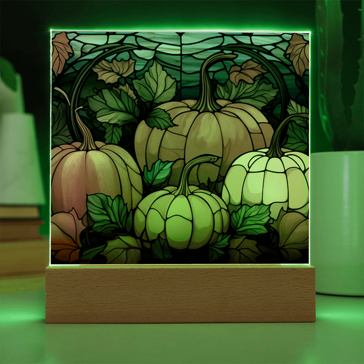 Halloween Pumpkin Night Light Fall Decor