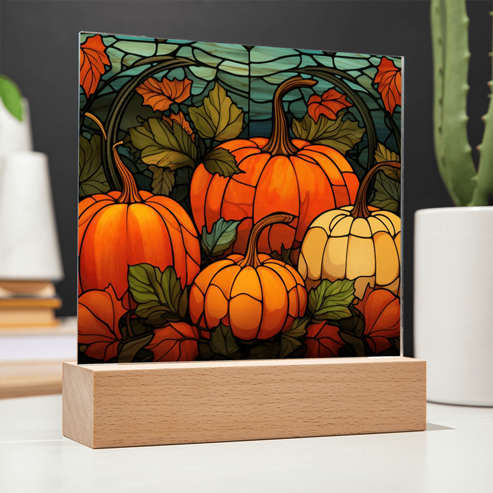 Halloween Pumpkin Night Light Fall Decor