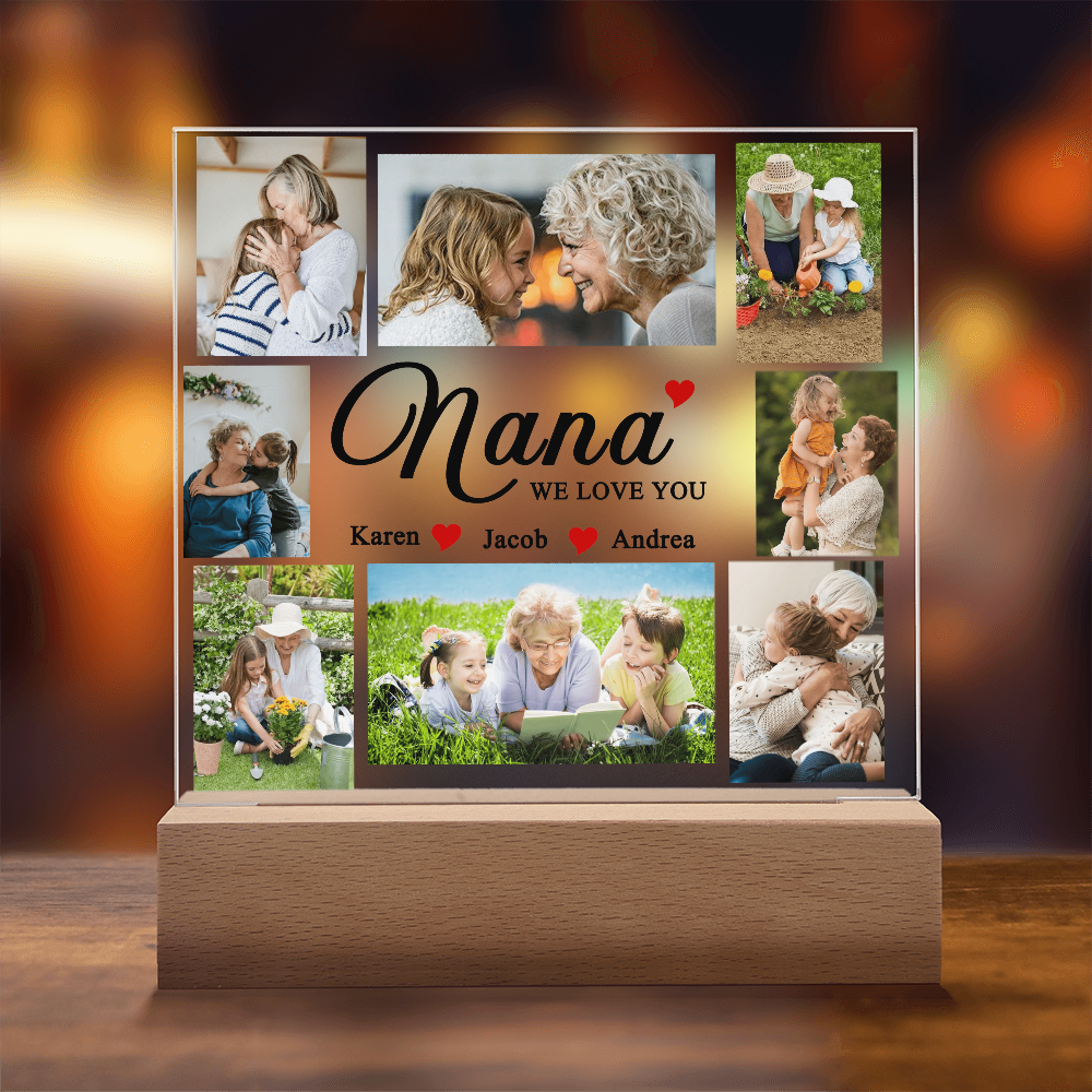 Personalized Grandma Photo Collage