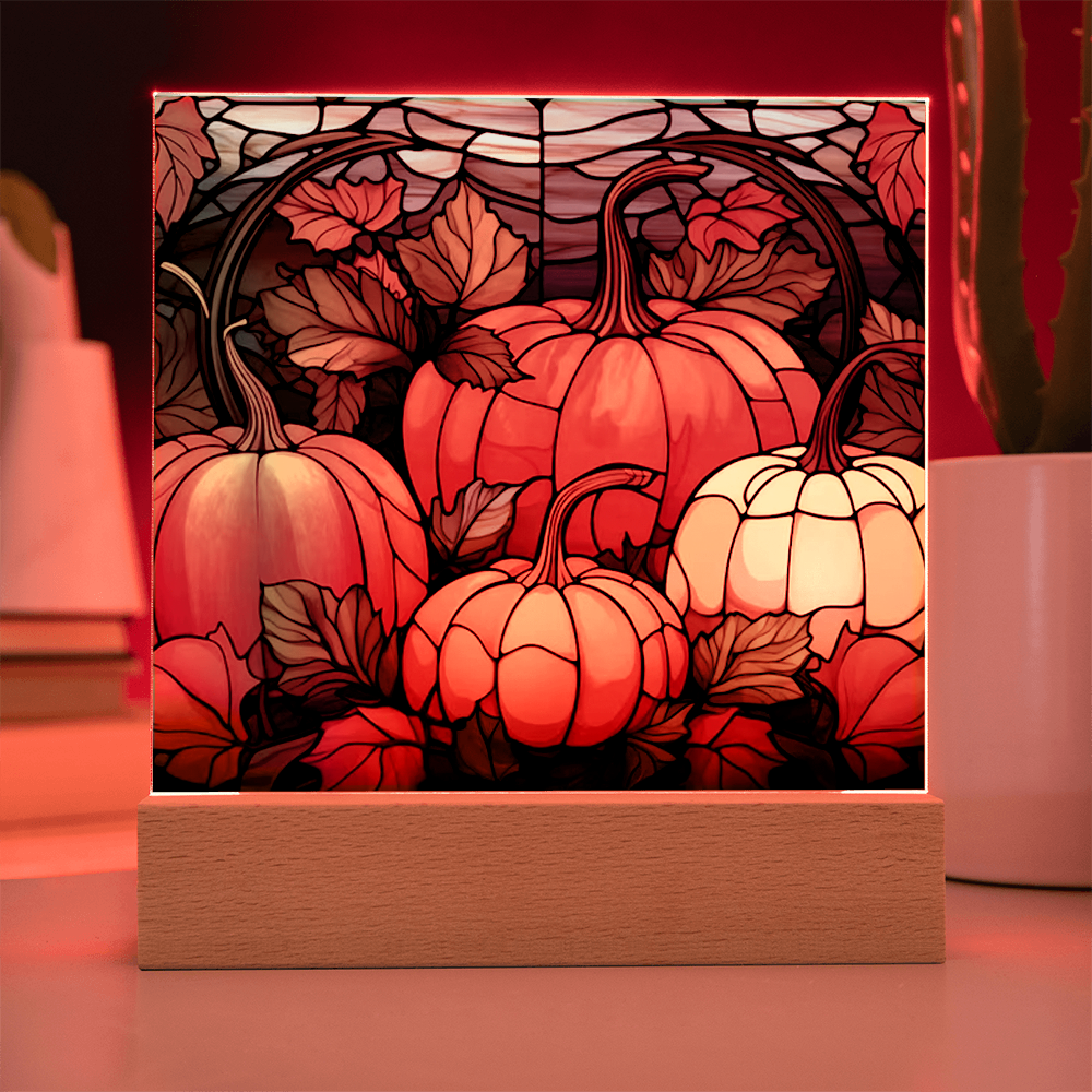 Halloween Pumpkin Night Light Fall Decor