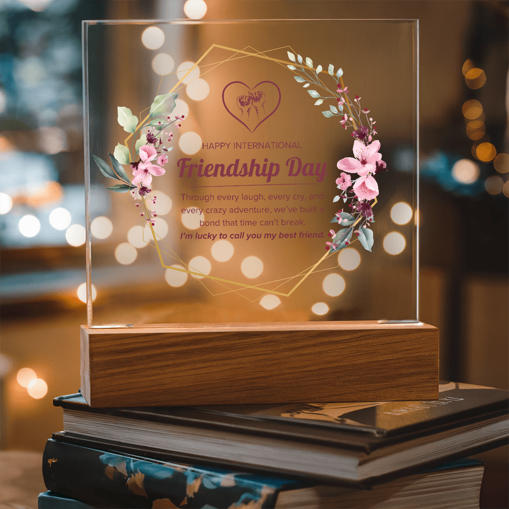 Happy Friendship Day Acrylic Plaque