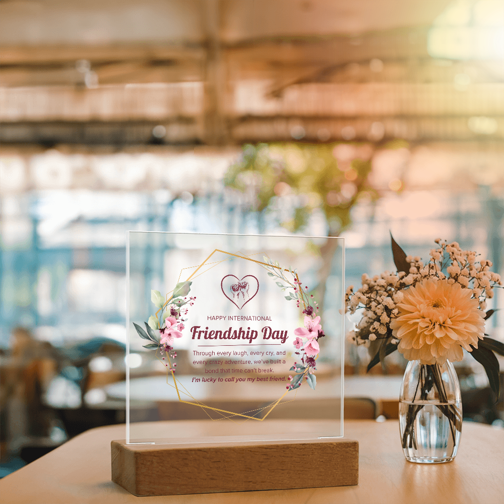 Happy Friendship Day Acrylic Plaque