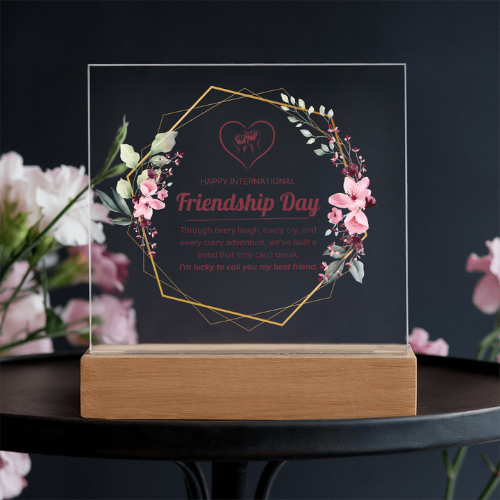 Happy Friendship Day Acrylic Plaque