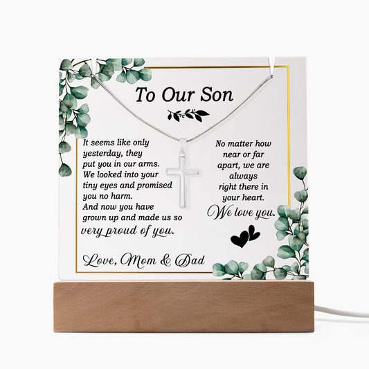 To Our Son From Mom & Dad